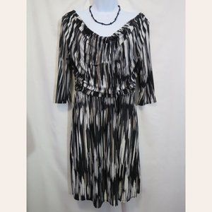 Reversible Star Vixen 3/4 Length Sleeve Dress